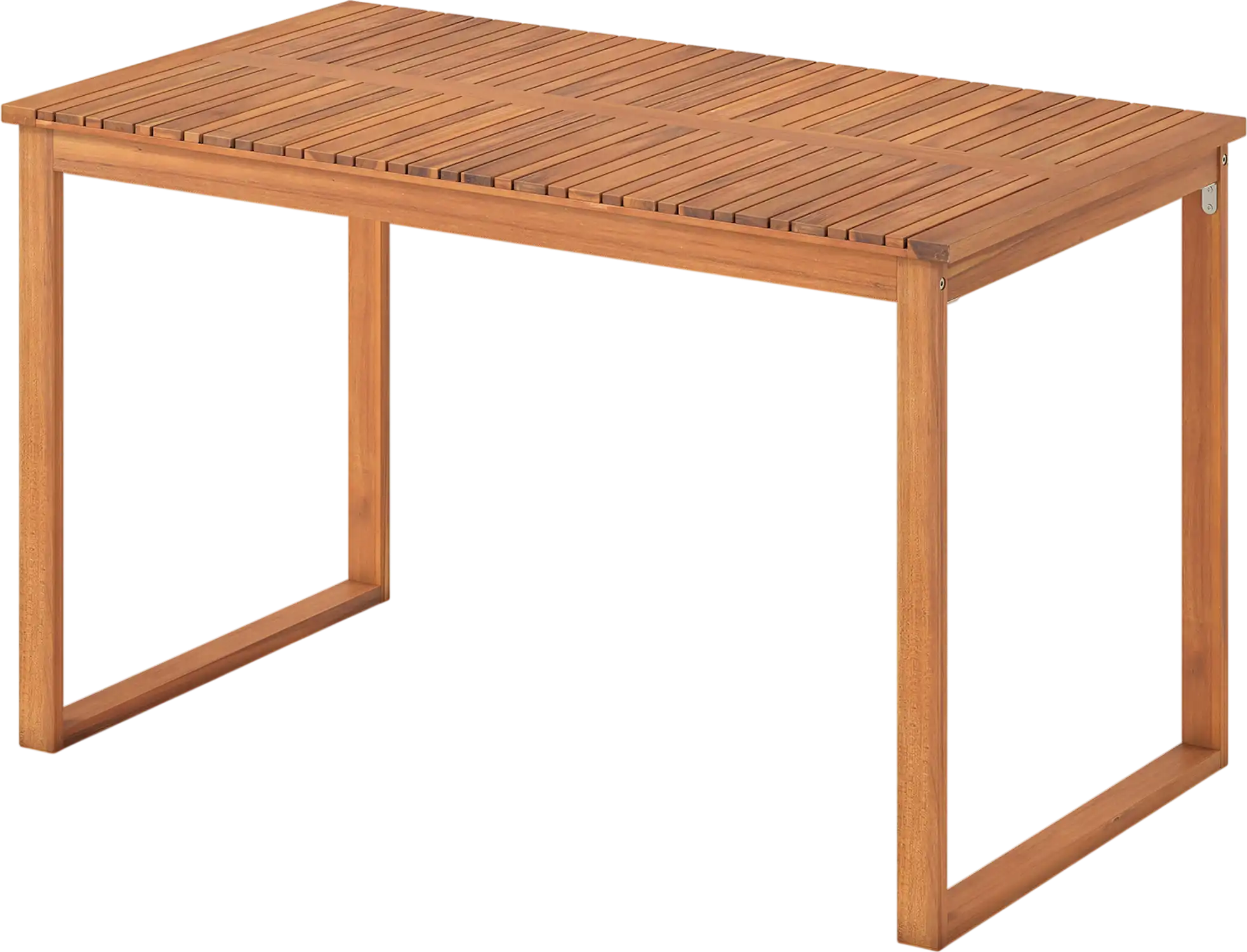 Costway Outdoor Acacia Wood Patio Dining Table Slatted Tabletop Garden 39886538 New