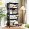 5-Tier Bookshelf with Adjustable and Tiltable Shelves-Black - Gallery View 1 of 10