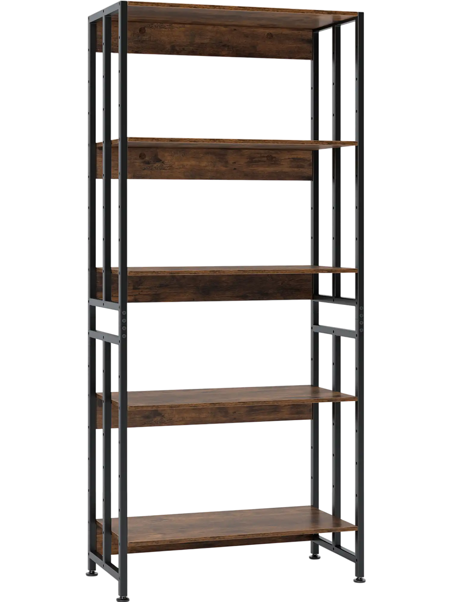 Costway 5-Tier Adjustable Tiltable Bookshelf Bookcase 641375829 New