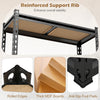 5-tier garage shelving unit with adjustable shelves, reinforced support rib, and thick MDF boards for durability.