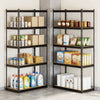 5-Tier Garage Shelving Unit 2200 LBS Metal Storage Shelves Adjustable Utility Rack-Set of 4 - Gallery View 1 of 9