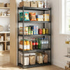 5-Tier Heavy-Duty Metal Shelving Unit with Adjustable Wire Rack Set of 1 - Gallery View 1 of 8