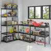 5-Tier Heavy-Duty Metal Shelving Unit with Adjustable Wire Rack Set of 3 - Gallery View 1 of 9