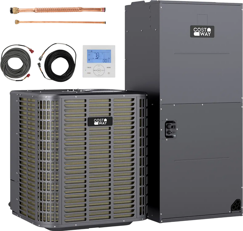 5 Ton 17 SEER2 High-Performance Heat Pump System (Operates down to 5°F)