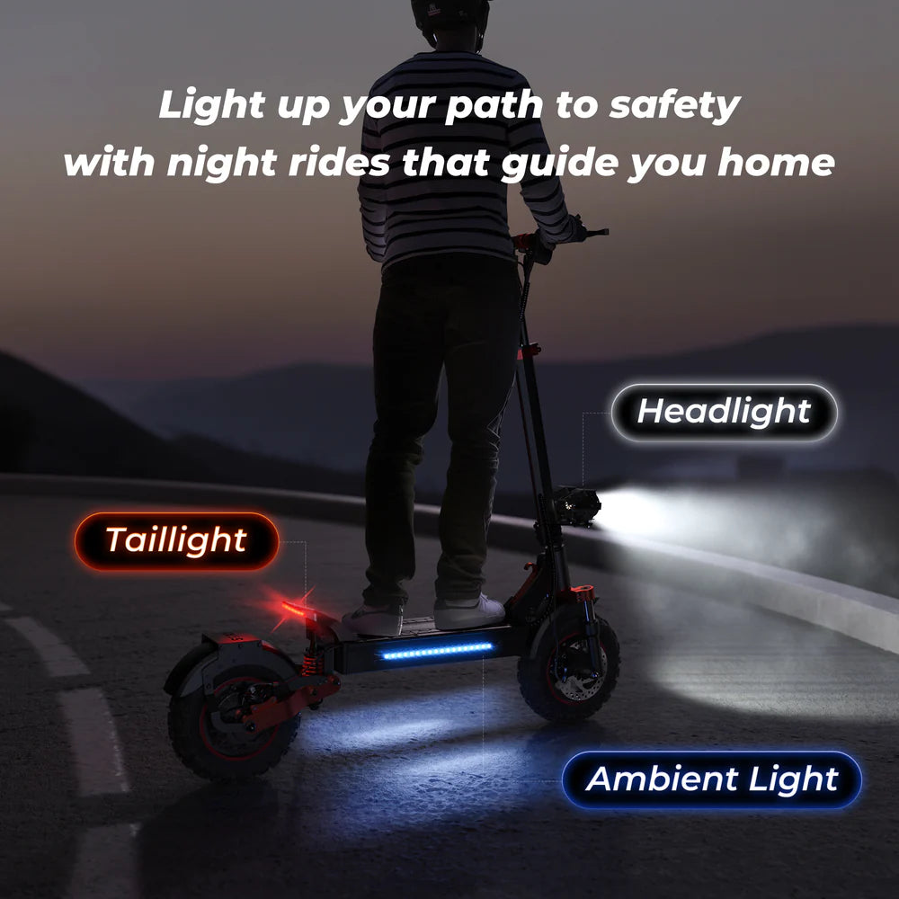 iScooter iX5S Electric Scooter 28 MPH 40 Mile Range 1000W Off-Road Tires New