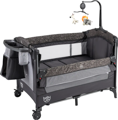Costway 5-in-1 Bedside Bassinet Diaper Changer Mattress 23024309 New