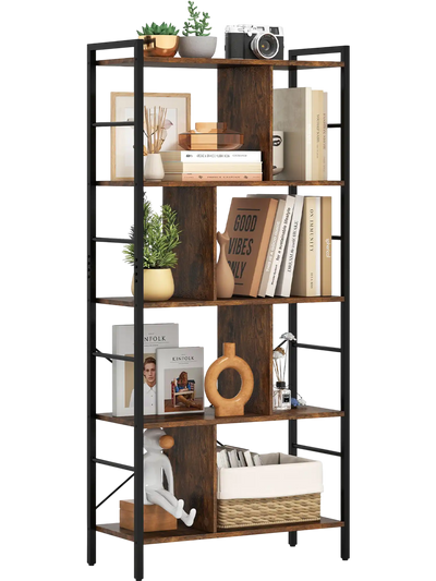Costway 5-Tier Industrial Bookcase 61