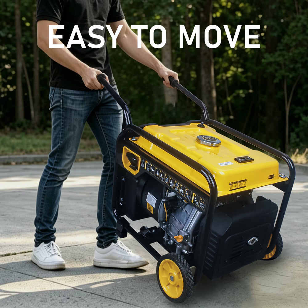 Aceup Energy 8000 Watt Gasoline Inverter Generator 322CC Electric Start & Recoil Start RV-Ready for Home Use,Emergency - AceupEnergy