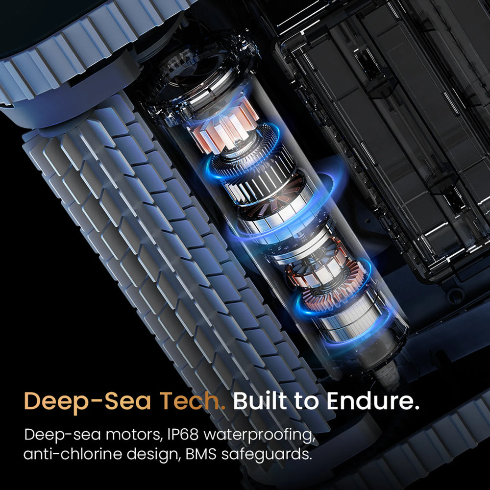 Poolmate Hydro 4 Robotic Pool Cleaner 1,614 sq. ft. 5070 GPH Adaptive Path New