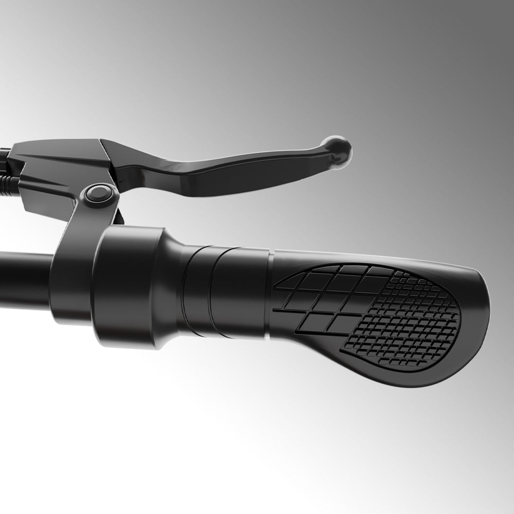 Run Mini Vintage Moped Ebike - Twist throttle detail