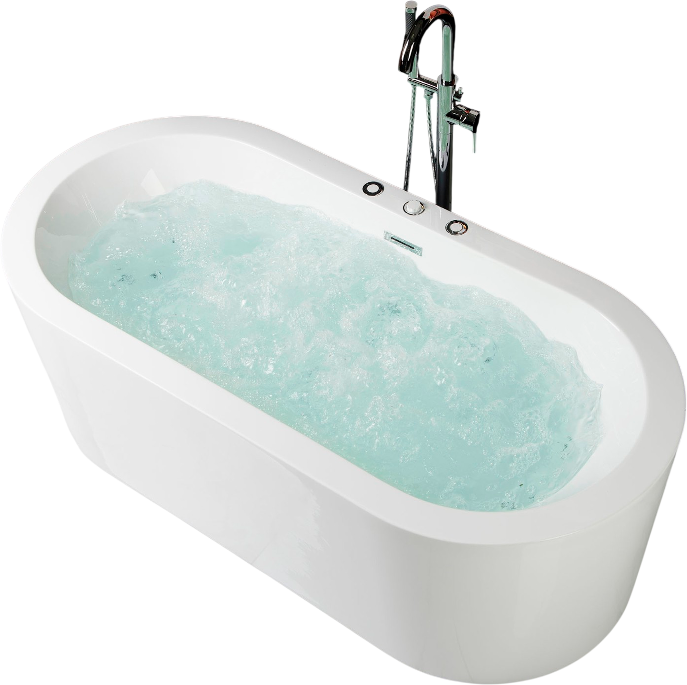 WOODBRIDGE B0030 Bathtub 67 x 32 in. Whirlpool and Air Massage Freestanding New
