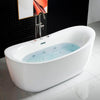 WOODBRIDGE B0034 Bathtub 71" Whirlpool Water Jetted and Air Bubble Freestanding New