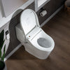 WOODBRIDGE T-0008 Toilet with Advanced Bidet Seat Dual Flush 1/1.6 GPF Temp Control Heated Seat New