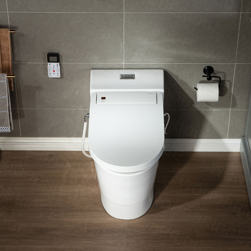 WOODBRIDGE T-0737 Bidet Toilet Luxury Elongated Smart Seat Temp Control Wash Air Dryer New