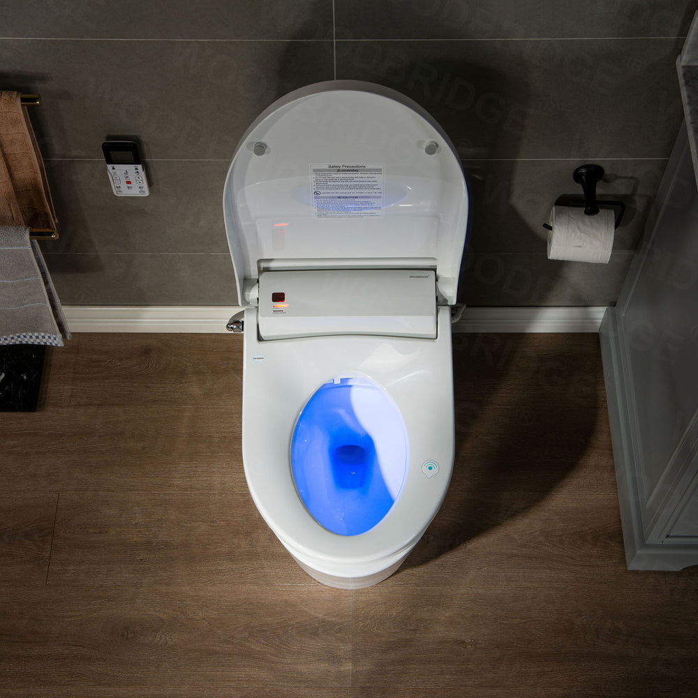 WOODBRIDGE T-0737 Bidet Toilet Luxury Elongated Smart Seat Temp Control Wash Air Dryer New