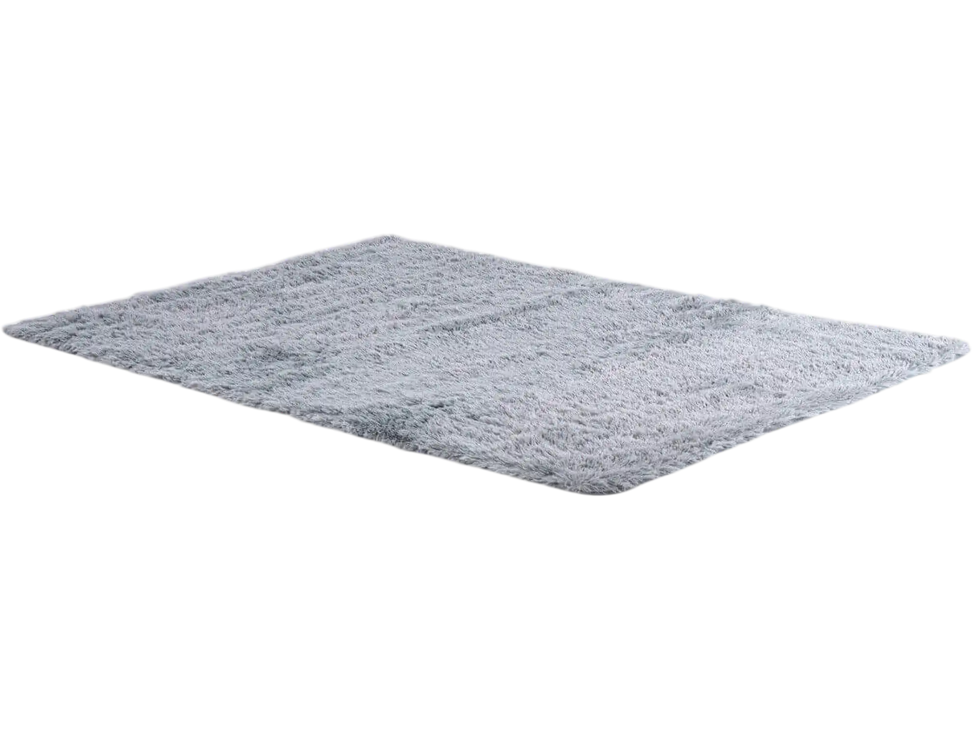 Costway 5 x 7' Modern Soft Shag Rectangular Area Rug Gray 78342165 New