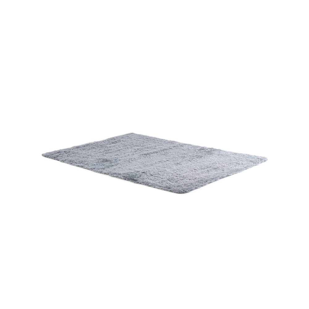 5 x 7 Feet Modern Rectangular Soft Shag Area Rug for Living Room Bedroom-Light Gray - Gallery View 1 of 12