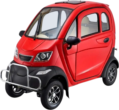 Green Transporter Q Runner Electric Mobility Scooter 18 MPH 4-Wheel 60V 45AH 1000W New