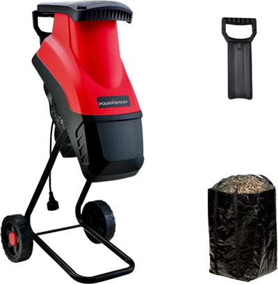 Powersmart PS10 Electric Wood Chipper Shredder 15 Amp 1.77
