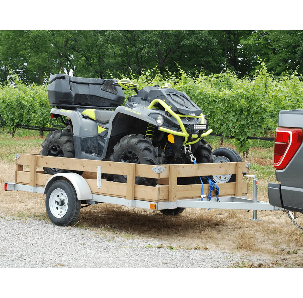 Stirling Open Frame Kit Trailer 5 x 8 ft. 1,250 lb. Capacity 12 in. Tires New
