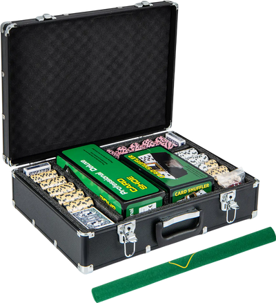 Costway 600-Piece 14 Gram Claytec Poker Chip Set Carrying Case 67352981 New