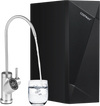 Alkaline PH+ reverse osmosis water filter with smart LED faucet, compact design, and 600 GPD capacity for efficient.