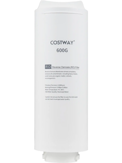 Costway 600 GPD RO Replacement Filter for AW-RB20/AW-RB05 Under-Sink Reverse Osmosis System 26560015 New