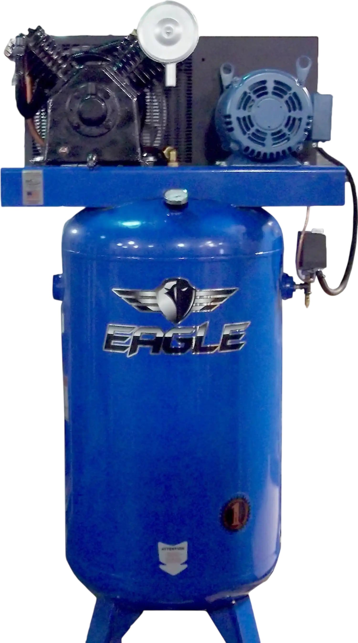 Eagle Air Compressor 2 Stage 175 PSI 80 Gal. 18.5 CFM 5 HP 3-Phase 208/230V 5380V2-CS2 New
