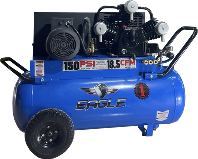 Eagle P5125H1 Air Compressor Portable 150 PSI 25 Gal. 18.5 CFM 5 HP Electric 220V New