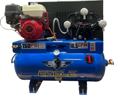Eagle Truck Mount Air Compressor 150 PSI 30 Gal. 18.5 CFM 9 HP Honda GX270 Electric Start 9G30TRKE-H New