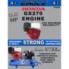 Eagle TT90G Air Compressor Wheelbarrow 150 PSI 10 Gallon 18.5 CFM 9 HP Honda GX270 New
