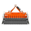60" Heavy Duty Soil Pulverizer,  Double Spiked Roller,  21 Shanks,  Category 1 and 2,  3 Point Hitch Tractor Attachment,  TSP60D