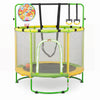 60 inch 6-in-1 Kids Toddler Trampoline with Gymnastics Bar-Green - Gallery View 1 of 1