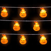 Yescom String Light 10Ft Orange Pumpkin 20 LEDs New