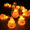 Yescom String Light 10Ft Orange Pumpkin 20 LEDs New