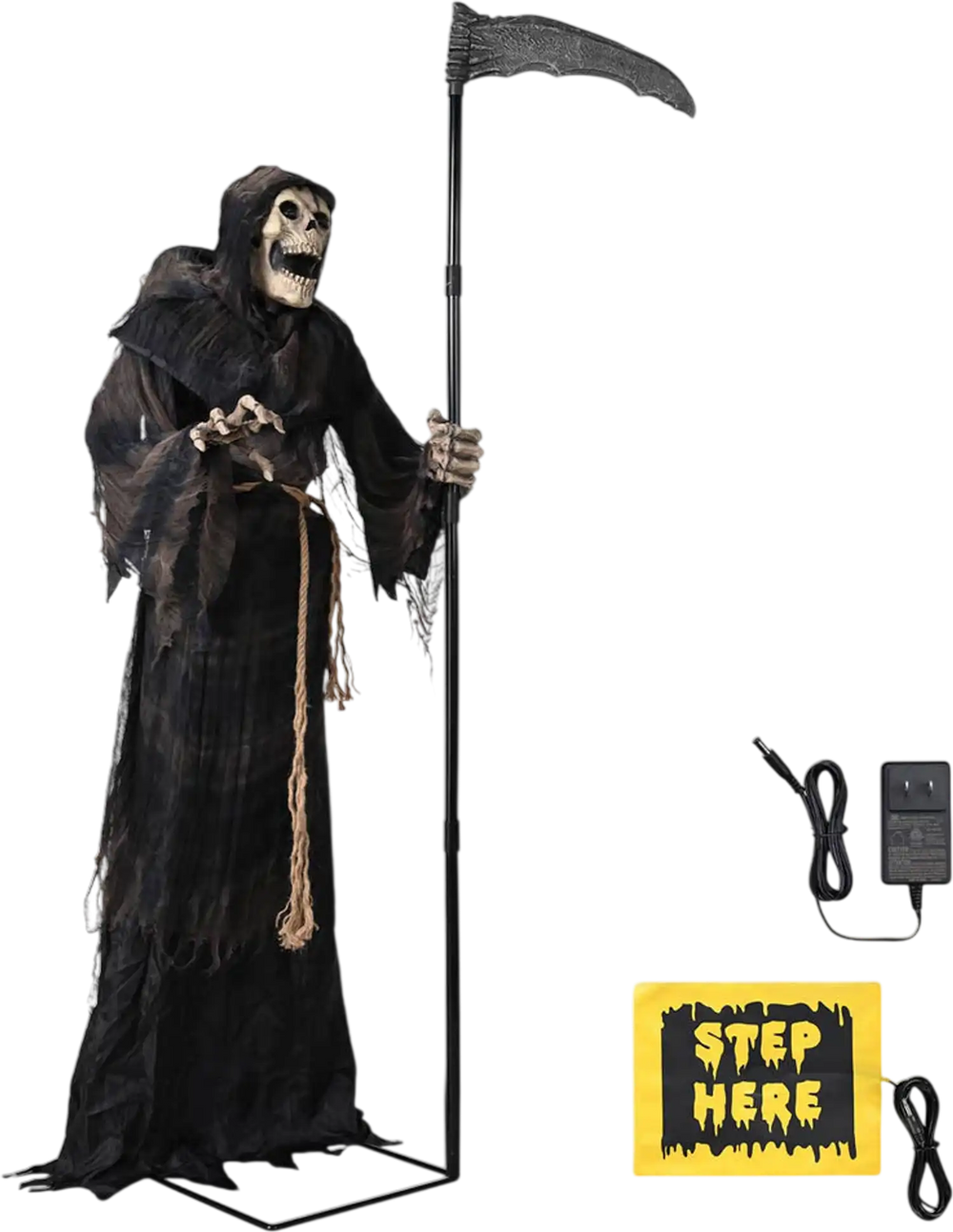 Yescom Grim Reaper Halloween Decoration 6ft New