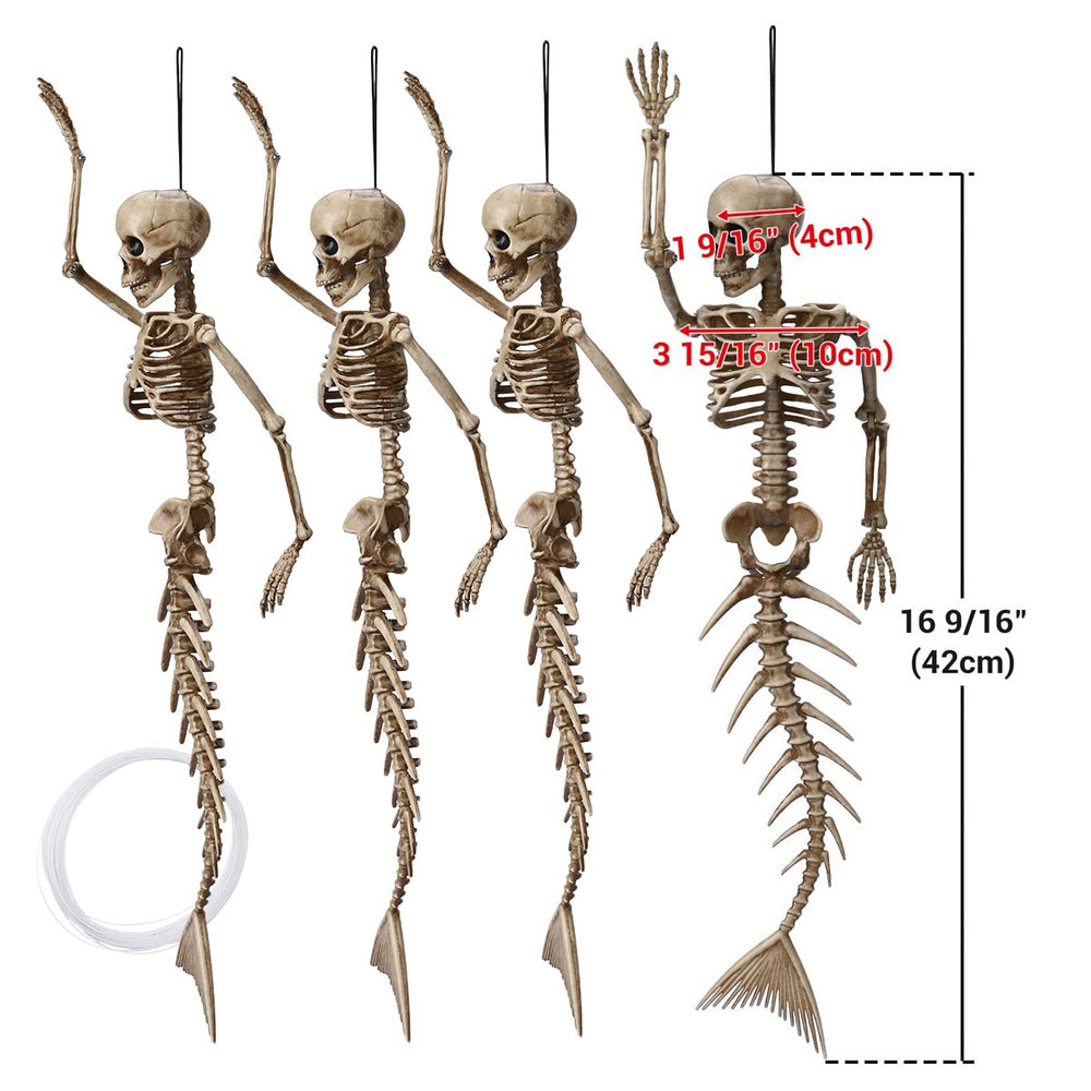 Yescom Bat Skeleton 4ct/pk New