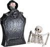 Yescom Tombstone with Groundbreaker Skeleton Halloween Animatronic 15" New