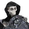 Yescom Tombstone with Groundbreaker Skeleton Halloween Animatronic 15" New