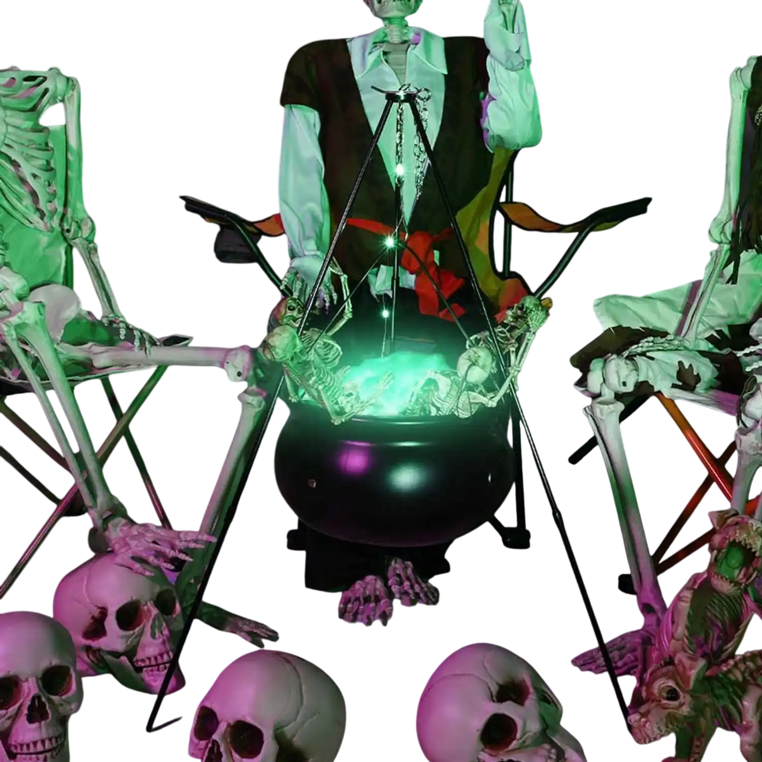 Yescom Halloween Witch Cauldron on a 31