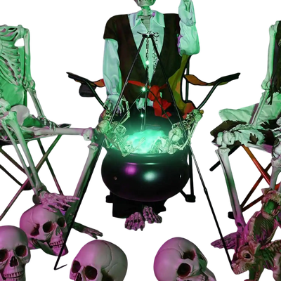 Yescom Halloween Witch Cauldron on a 31