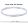 Yescom Craft Wire 2mm 12 Gauge 100ft in Black,White,Green Options New