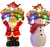 Yescom Pre-lit Christmas Figurine 12" (Santa Snowman Optional) New