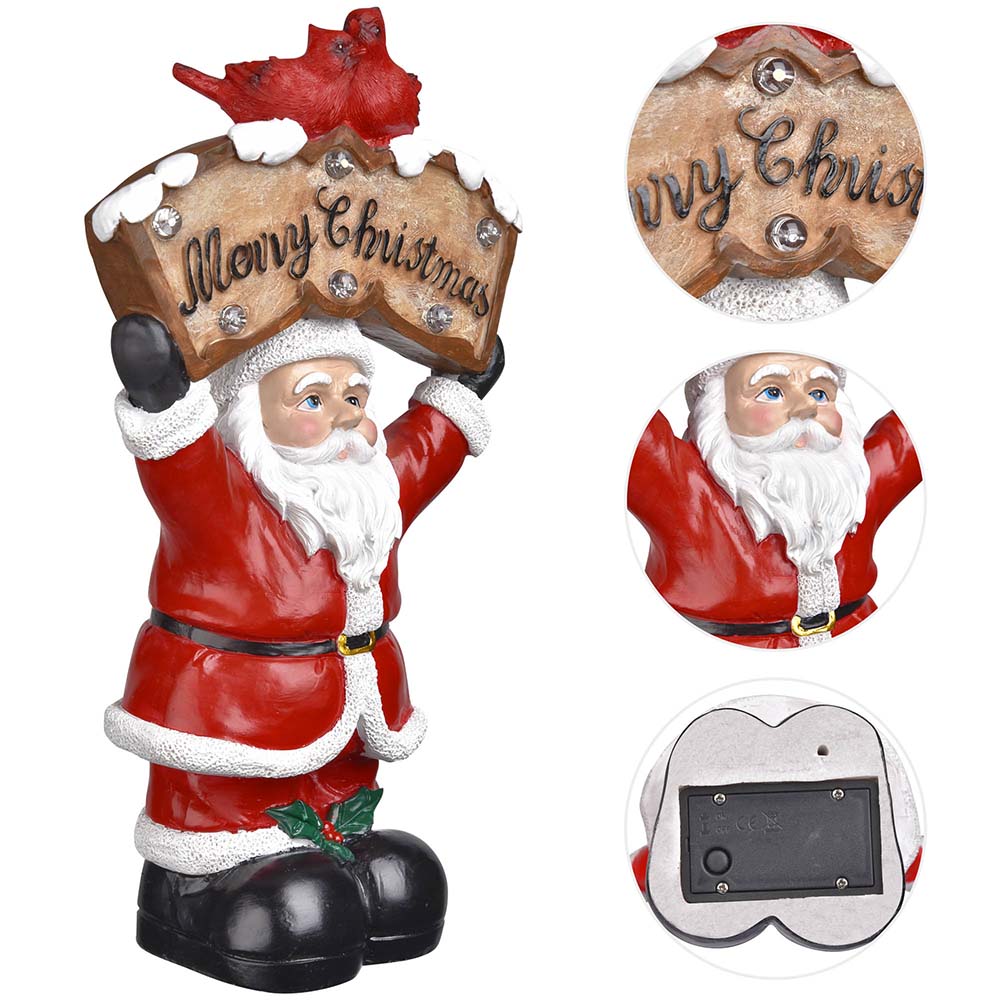 Yescom Pre-lit Christmas Figurine 12" (Santa Snowman Optional) New