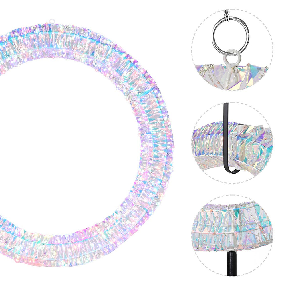 Yescom Outdoor Prelit Christmas Wreath 3-Set 1700 Lights New