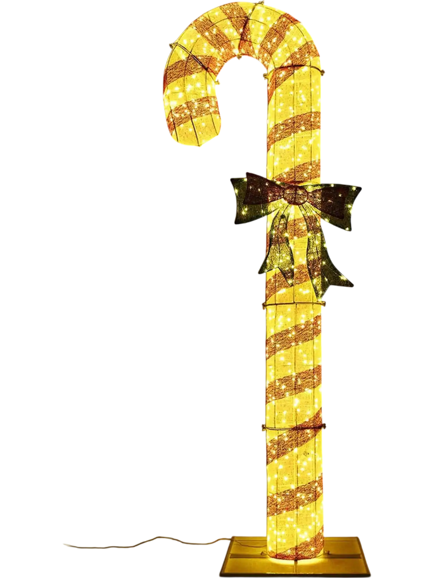 Yescom LED Candy Cane Lawn Outdoor Decoration 8ft New