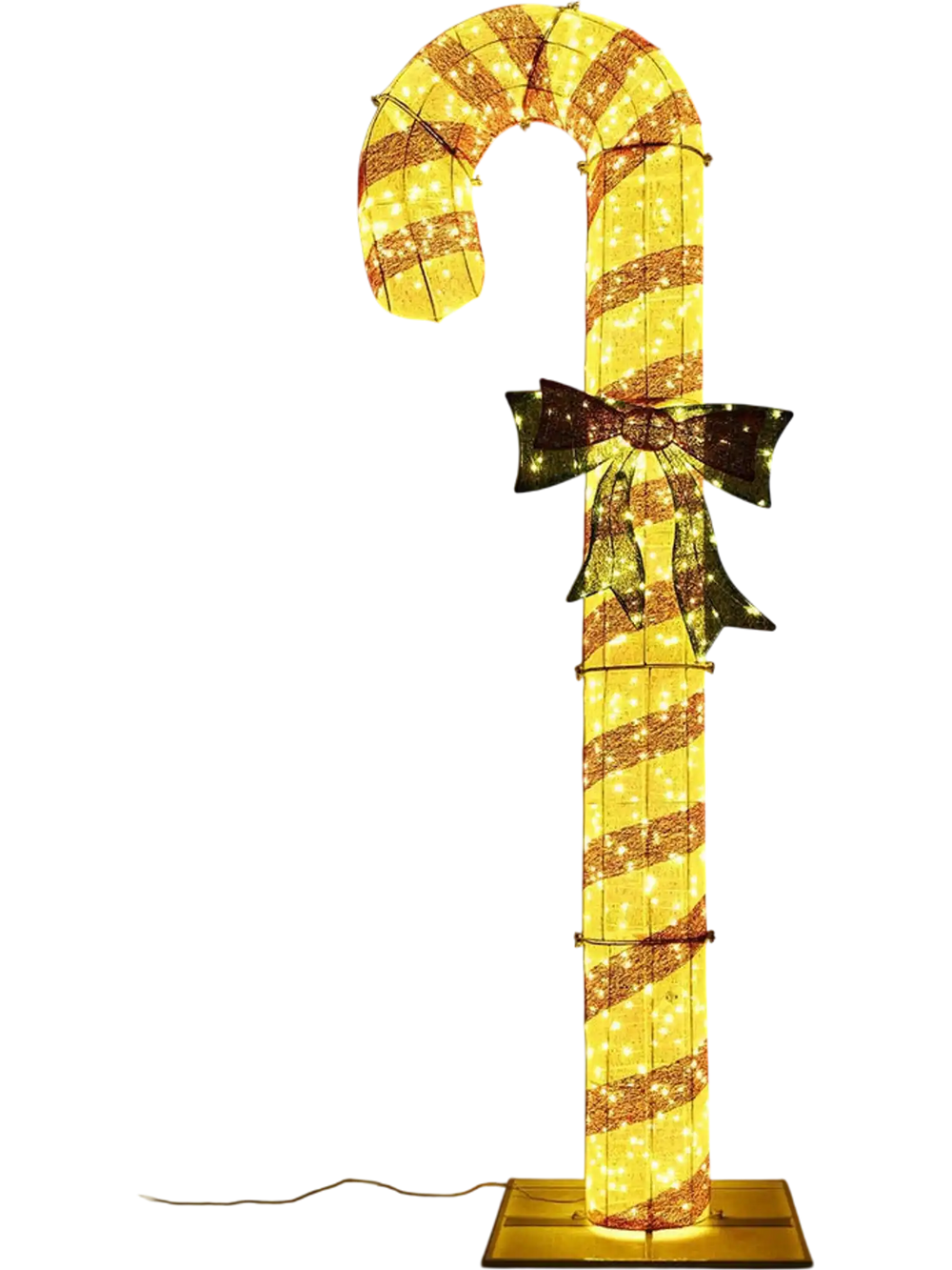 Yescom LED Candy Cane Lawn Outdoor Decoration 8ft New