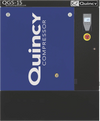 Quincy Compressor QGS-15 Rotary Screw Air Compressor Floor Mounted, 3-Phase, 15 HP, 54.9 CFM @ 125 PSI New