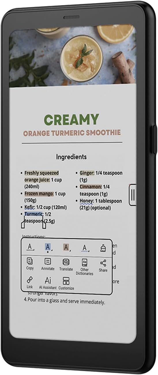 Boox Palma 2 Pro Mobile ePaper Device 6.13" Color Screen 300PPI 128 GB New