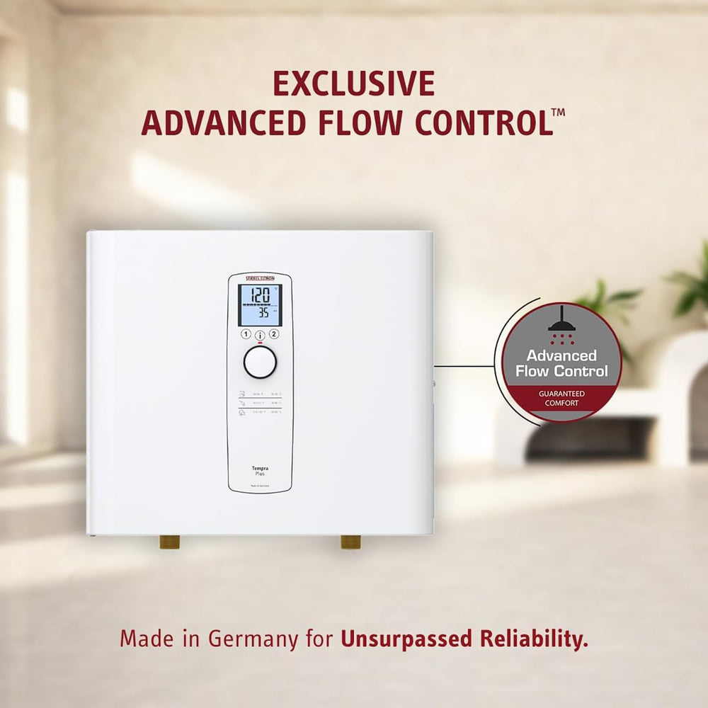 Stiebel Eltron Tempra 15 Plus Adv Flow Control Self-Modulating 14.4kW 2.93 GPM Tankless Water Heater Manufacturer RFB